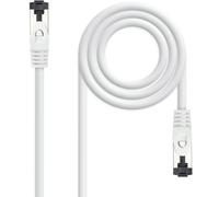 Cable de red rj45 sstp nanocable 10.20.2000-w cat.8.1/ 50cm/ blanco