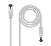 Nanocable Cable de Red Latiguillo Cat.8.1 2GHz LSZH SSTP AWG26, Gris, 15 m