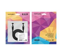 Cable de Red RJ45 SSTP Nanocable 10.20.2005-BK Cat.8.1/ 5m/ Negro