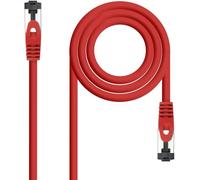 Nanocable Cable de red Latiguillo 10.20.2000-L25-R SSTP Cat.8.1 AWG26 0,25 m Rojo