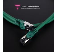 Cable de Red RJ45 SSTP Nanocable 10.20.2000-L30-GR Cat.8.1/ 30cm/ Verde