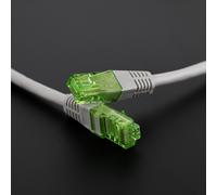 NANOCABLE Cable de Red Latiguillo RJ45 CAT.6 UTP AWG26 CCA (Copper-Clad Aluminium) Aluminio revestido de Cobre, Gris, 25 cm