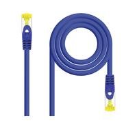 Nanocable cable de red latiguillo rj45 lszh cat.6a sftp awg26, azul, 1