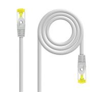 Nanocable cable de red latiguillo rj45 lszh cat.6a sftp awg26, gris, 2