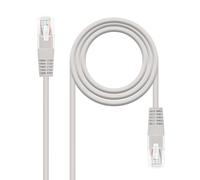 Nanocable cable de red rj45 cat.6 utp awg24 7m - gris