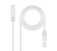 Nanocable - CABLE RED LATIGUILLO RJ45 CAT.5E UTP AWG24, BLANCO, 2.0 M