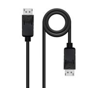 Cable DisplayPort Nanocable 10.15.2705 5m CCS DP/M-DP/M 4K UHD Níquel Negro