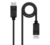 Cable DisplayPort Nanocable 10.15.2702/ DisplayPort Macho - DisplayPort Macho/ 2m/ Negro