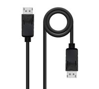 Cable DisplayPort Nanocable 10.15.2701-L150 1.5m Negro 4K Bidireccional CCS Macho-Macho