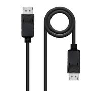 Nanocable Cable DisplayPort 10.15.2800 – 1.4 CCS – DP macho a DP macho – 0,5 m Negro