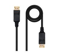 Nanocable cable displayport, dp/m - dp/m, negro, 0.5 m