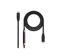 Cable HDMI 1.4 Nanocable 10.15.1825/ HDMI Macho - HDMI Macho/ 25m/ Negro