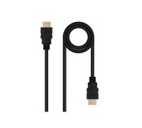Cable HDMI 2.0 4K Nanocable 10.15.3801-L150/ HDMI Macho - HDMI Macho/ 1.5m/ Negro