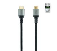 Cable hdmi 2.1 nanocable 1m - macho - macho - negro