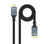 NANOCABLE 10.15.8010 - Cable HDMI V2.1 IRIS 8K, Tipo A/Macho - Tipo A/Macho, Color Negro, 10 m