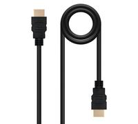 Nanocable cable hdmi alta velocidad / hec, a/m-a/m, negro, 10 m