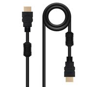 Cable HDMI V1.4 HEC NanoCable USB-A M/M 3 M c/Ferrite