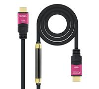 Nanocable Cable HDMI V2.0 4K@60Hz 18Gbps con Repetidor Macho/Macho 30m Negro