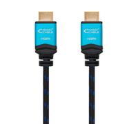 Nanocable Cable HDMI V2.0 4K 60Hz 18 Gbps 1,5 m Negro trenzado