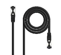 Nanocable cable de red latiguillo cat.8.1 2ghz lszh sstp awg26, negro,