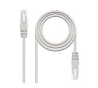 Nanocable – Cable de red latiguillo 10.20.0101-L150 RJ45 UTP Cat.5e AWG24 1,5 m Gris