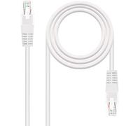 NANOCABLE CABLE RED LATIGUILLO CAT.6 UTP AWG24 BLANCO 30 CM