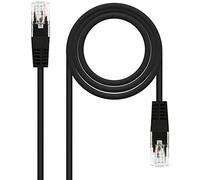 Nanocable Cable de red Latiguillo RJ45 Cat.6 UTP AWG24 30 cm Negro