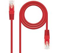 Nanocable Latiguillo Cat.6 UTP RJ45 AWG24 25 cm Rojo