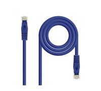 Nanocable Cable Red Latiguillo RJ45 LSZH CAT.6A UTP AWG24, Azul, 25 cm