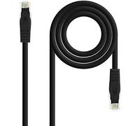 Nanocable – Cable de red Latiguillo RJ45 Cat.6A UTP LSZH AWG24 – Negro 25 cm