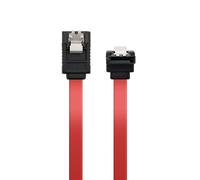 Nanocable - CABLE SATA DATOS ACODADO CON ANCLAJES 0.5 M