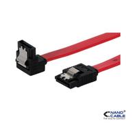 Nanocable cable sata datos acodado con anclajes 0.5 m