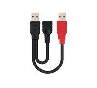 Nanocable Cable USB 2.0 con Alimentación hasta 500mA 15cm Negro