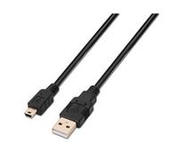 Nanocable Cable USB 2.0 Tipo A a Mini USB Tipo B Macho/Macho 0.5m Negro