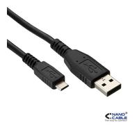 Nanocable cable usb 2.0, tipo a/m-micro usb b/m, 0.8 m