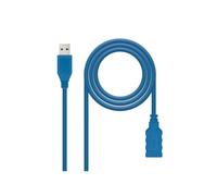 Nanocable Cable USB 3.0 Macho-Hembra 2m Azul