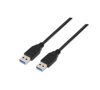 Nanocable cable USB 3.0 tipo A macho a A macho 1 m negro