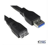Nanocable cable usb 3.0, tipo a/m-micro b/m, negro, 2.0 m
