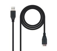 Nanocable Cable USB 3.0 Tipo A/macho-MicroUsb/B 2m