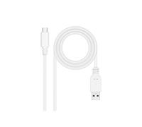 Nanocable Cable USB 3.1 Tipo C Tipo A 50cm Blanco