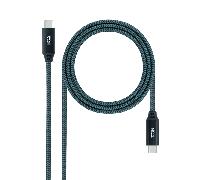 Nanocable Cable USB 3.2 Gen2x2 100W 4K USB-C 1.5m