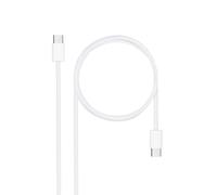 Nanocable Cable USB-C 2.0 60W 3A M/M 1 m Blanco
