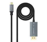 Cable Conversor Nanocable 10.15.5022 USB-C a DisplayPort 8K 2m Negro