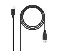 Nanocable Cable USB3.1 Gen2 USB-C/M-A/M 0,5m