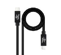 Nanocable Cable USB4 Gen3x2 40Gbps 240W USB-C 1M 10.01.5001