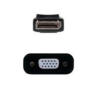 NANOCABLE 10.16.0602 - Conversor displayport a SVGA, DP/M-SVGA/H, Color Negro, 15cm