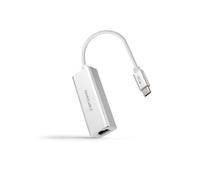 Nanocable conversor usb-c a ethernet gigabit 10/100/1000 mbps - 15 cm - aluminio