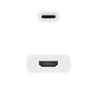 Nanocable - CONVERSOR USB-C A HDMI 4K, 15 CM