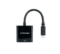 Conversor USB-C Macho - HDMI 4K Hembra (Negro) - Nanocable