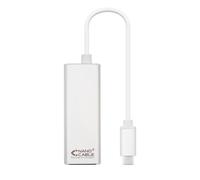 Nanocable - Conversor USB-C a RJ45 ETHERNET GIGABIT 10/100/1000 Mbps. 15 cm